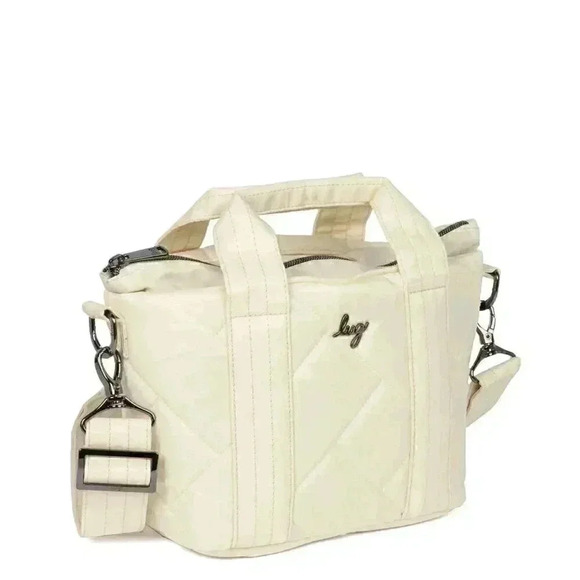 LUG Dory Mini Crossbody / Top Handle Bag - Cream - Picture 2 of 16